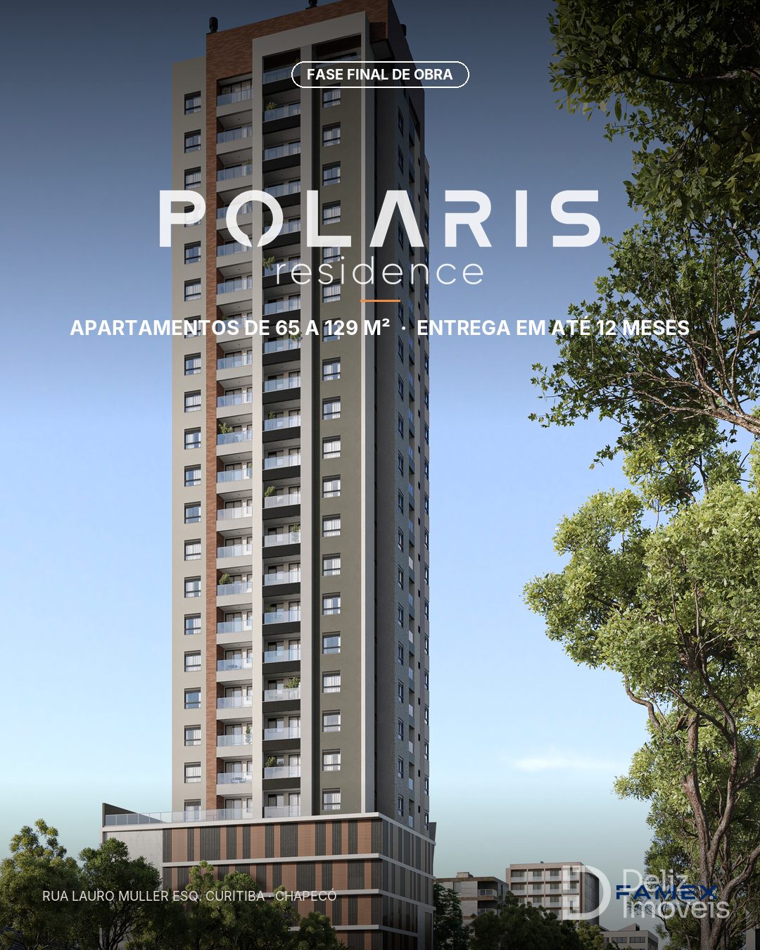 Polaris Residence – Exclusividade para quem busca viver o extraordinário em Chapecó - Foto 1