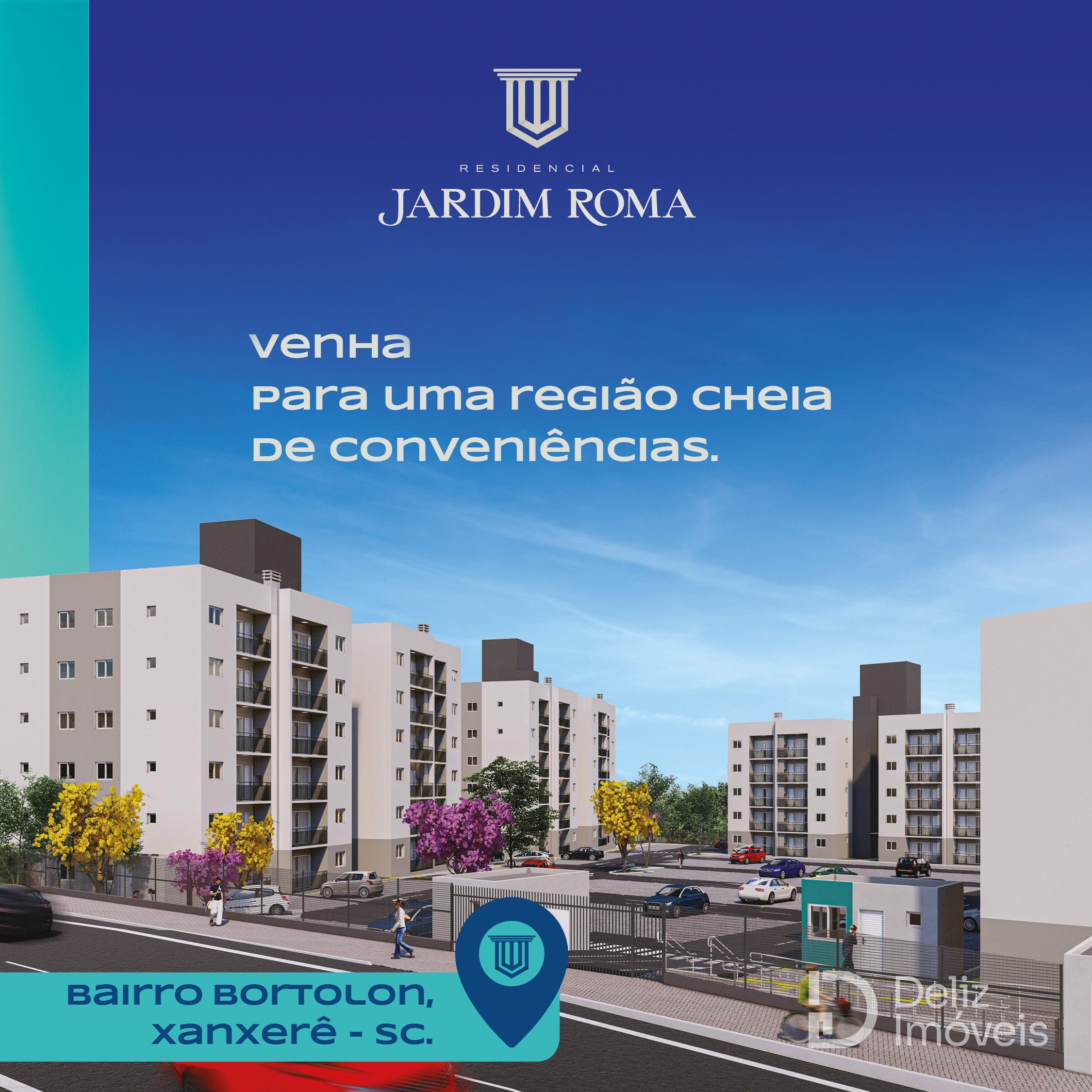 Jardim Roma em Xanxerê –  Pronto para morar - Apartamentos de 2 Quartos pelo Minha Casa, Minha Vida - Foto 2